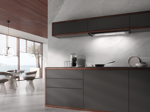 Hút Mùi Âm Đáy Tủ Miele DAS 4920 Mattschwarz Nhập Khẩu