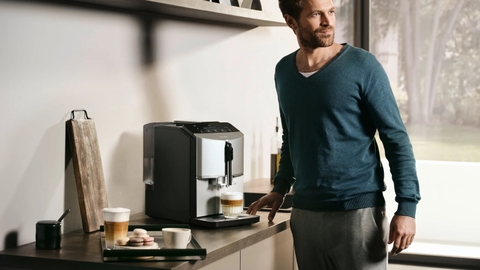 Máy Pha Cafe Để Bàn Độc Lập Siemens TF303E07 EQ300 Nhập Khẩu