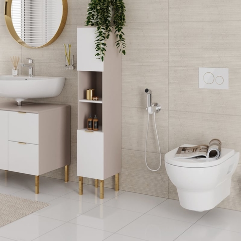 Xịt Bệt Hansgrohe 29230000 Tích Hợp Van Khóa Nước Và Gá Treo