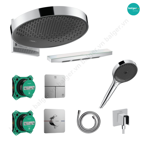 Bộ Sen Gắn Tường Hansgrohe Rainfinity SH20E3601000 Nhập Khẩu