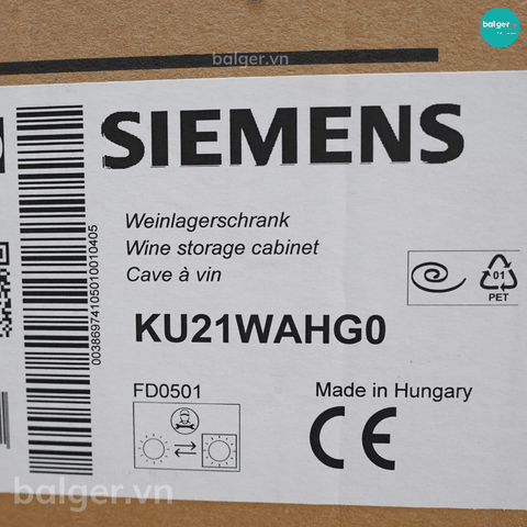 Tủ Rượu Âm Tủ Siemens KU21WAHG0 Nhập Khẩu