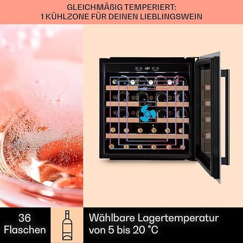Tủ Rượu Klarstein Vinsider 36 Built-In Uno Nhập Khẩu