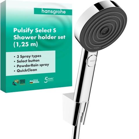 Bộ Sen Tay Hansgrohe 24302000 Pulsify Select S 3 Chế Độ