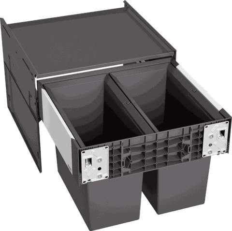 Thùng rác âm tủ BLANCO SELECT II 50/2
