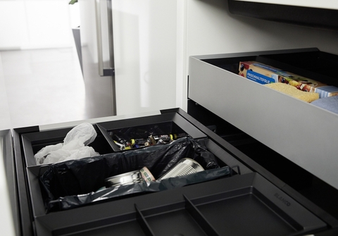Thùng rác âm tủ BLANCO SELECT II  XL 60/3 Orga