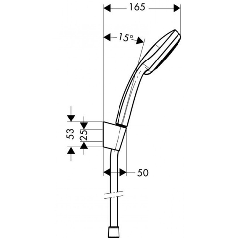 Bộ Sen Tay Hansgrohe 27594000 Croma 100 Nhập Khẩu