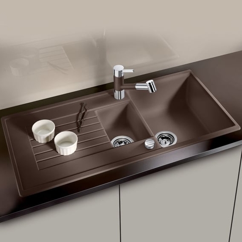 Bồn Rửa Bát Blanco ZIA 9S Màu Cafe 515071