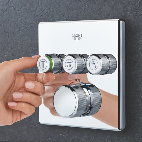 Bộ Sen Tắm Âm Tường Grohe Rainshower SmartActive Cube 26479000