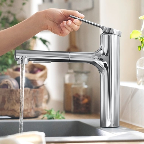 Vòi Rửa Bát Hansgrohe Zesis M33 Màu Chrom 74801000