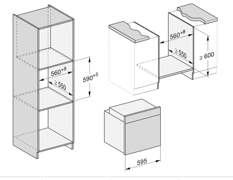 Lò Nướng Kèm Hấp Miele H 7560 BP Nhập Khẩu