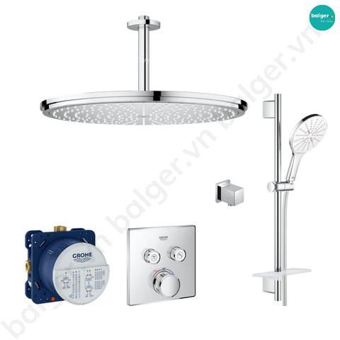 Bộ Sen Tắm Gắn Trần Grohe Rainshower Cosmopolitan SG23E4000000 Nhập Khẩu