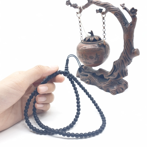 Chuỗi Đá Shaligram_6 Ly_108 Hạt