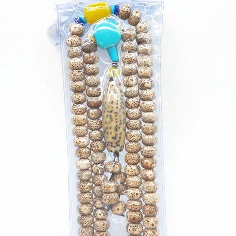 Chuỗi Gỗ Bồ Đề Tinh Nguyệt Phối Đá_9 Ly_108 Hạt