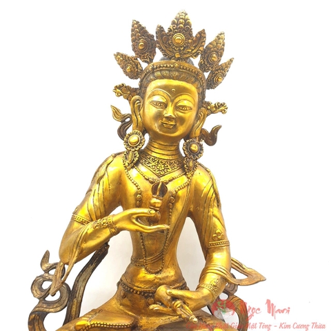 Tượng Phật Kim Cang Tát Đỏa_Chất liệu Đồng Cao 43cm