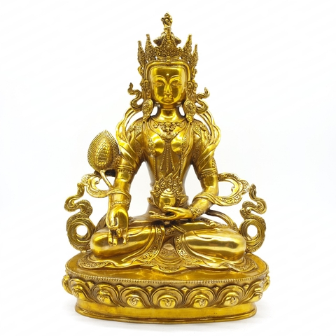 Tượng Trì Thế Bồ Tát_Chất liệu Đồng Trơn_ Cao 30cm