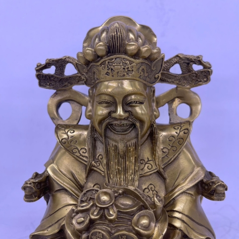 Tượng Thần Tài Ôm Tiền Nhỏ 20x11cm-1,2kg