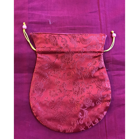 Túi Gấm Đựng Chuỗi Hoặc Tượng_17x20cm