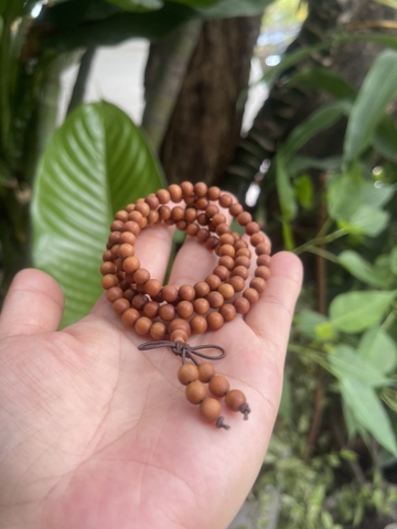 Chuỗi Gỗ Hoàng Đàn 108 Viên -6 ly-15 gr!