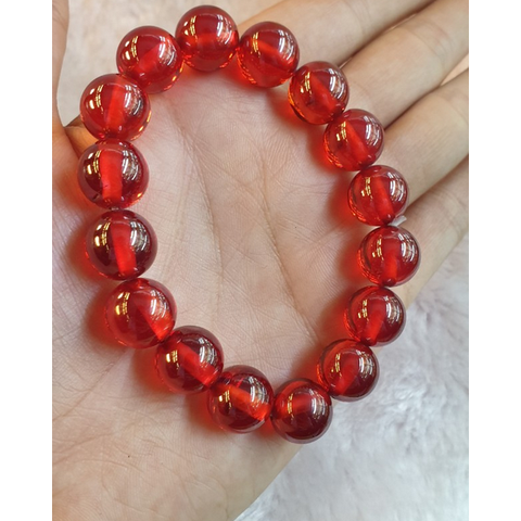 Chuỗi Đá Topaz Cam Đeo Tay_14ly