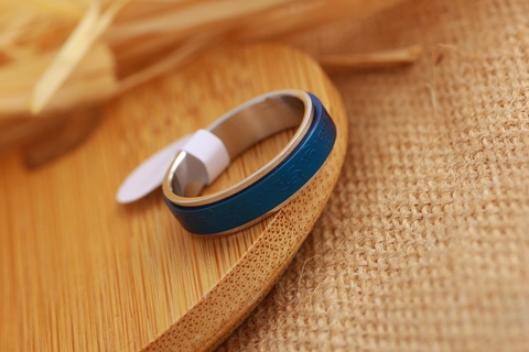 Nhẫn Phật Dược Sư_21x6mm_Chất liệu Titan