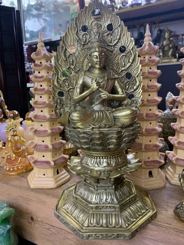 Tượng Phật Tì Lô Giá Na 39x18cm