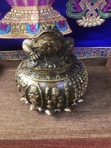 Hũ Cóc Tài Bảo Thần Chú Thần Tài-16x14cm-1000gr