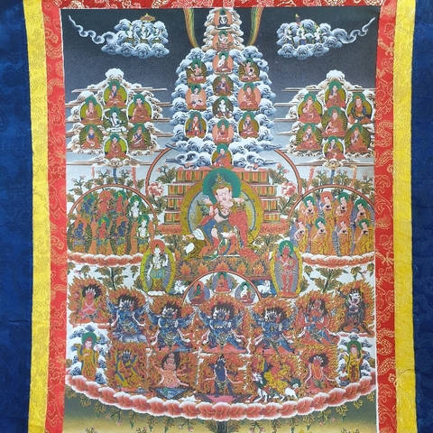 Tranh Thangka Cây Quy Y_120x80cm