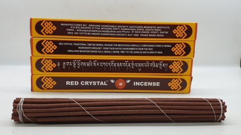 Nhang Không Tăm Nepal_Red Crystal_24cm_Hộp 30 Cây