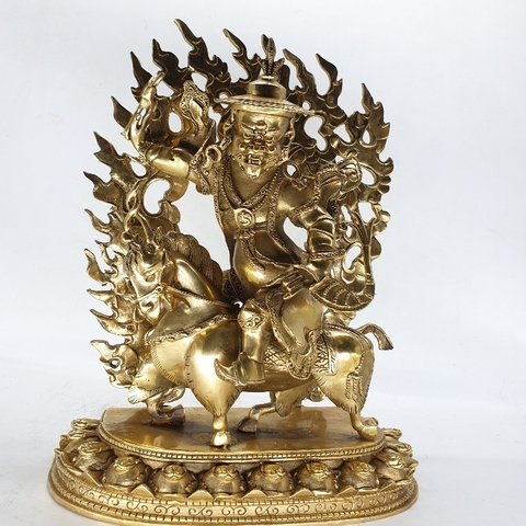 Tượng Hộ Pháp Dorje Legpa_Chất liệu Đồng_Cao 31cm