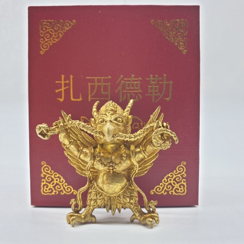 Mặt Đeo Hộ Pháp Kim Xí Điểu Xi Vàng_46x49mm