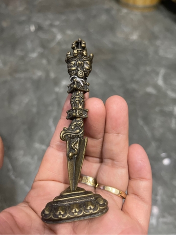 Chày Phổ Ba Nhỏ Kèm Đế 10x3cm-CN 66 gr