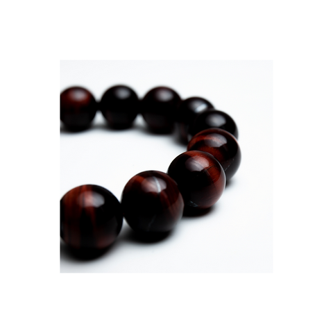 Chuỗi Đá Mắt Hổ Hồng Đeo Tay_13ly