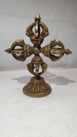 Chày Ngũ Trí Để Bàn_Chất liệu Đồng_8,3x7cm