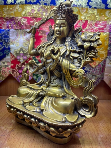 Tượng Phật Văn Thù Sư Lợi 23x17cm