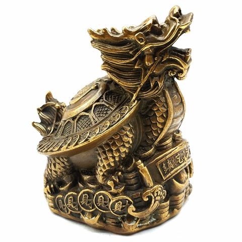 Long Quy Ngồi Tiền_17cm_Tượng Phong Thủy