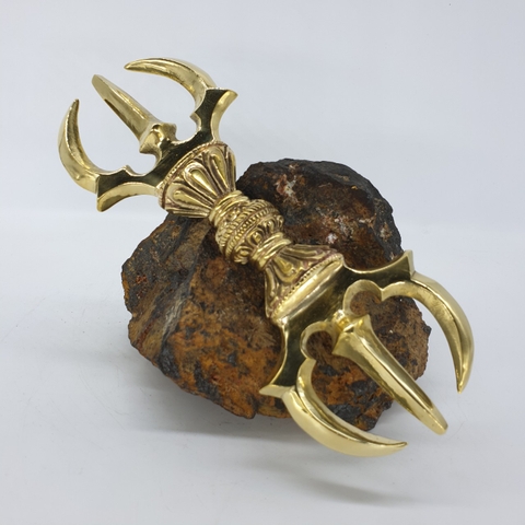 Chày Tam Cổ Màu Vàng Có Ba Chia_22x8cm