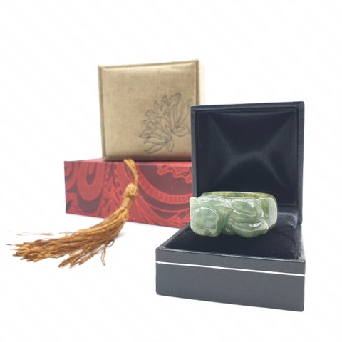 Nhẫn Tì Hưu Cẩm Thạch_13mm