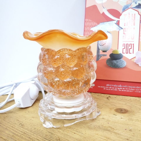 Đèn Xông Tinh Dầu Thủy Tinh_12x10cm