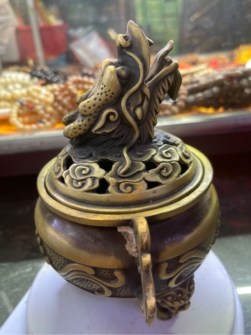 Lư Xông Khói Toàn Là Rồng_17x16cm-850gr