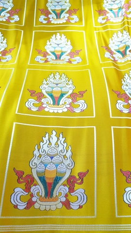Vải Gấm Vàng Ngọc Mani_1mx72cm