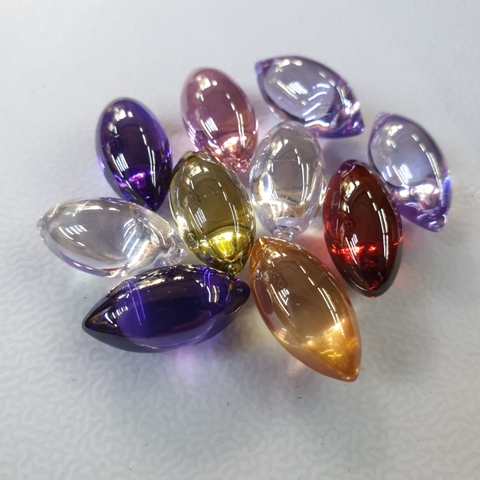 Đá Ngọc Mani Đủ Màu (Hạt Gạo)_9x18mm