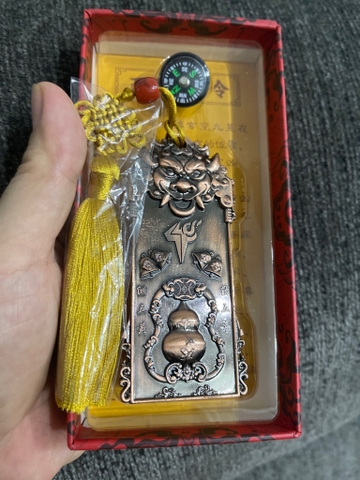 Lệnh Phù Hóa Giải Ngũ Hoàng (Trấn Phong Thủy)_ 25x4,5cm