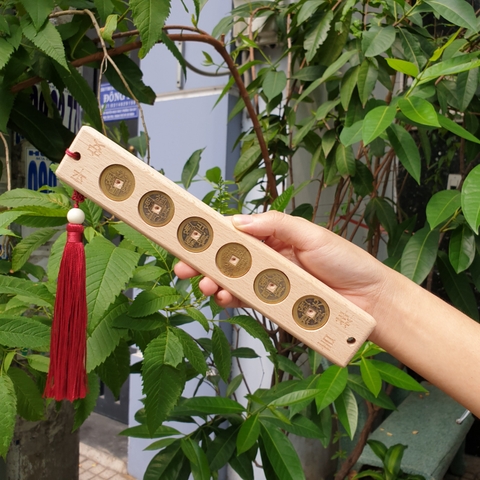 Thất Tinh Gỗ (Trấn Phong Thủy)_ 38x4cm