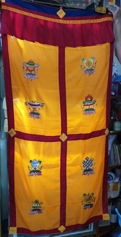 Tấm Rèm Cửa Bát Bảo Cát Tường_2x1m