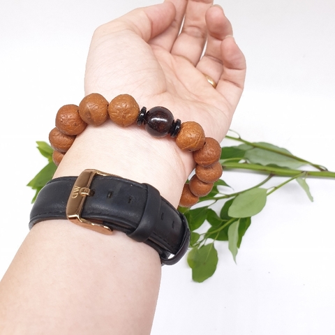 Chuỗi Gỗ Bồ Đề Phật Nhãn Không Đầu Ba Đeo Tay_14ly