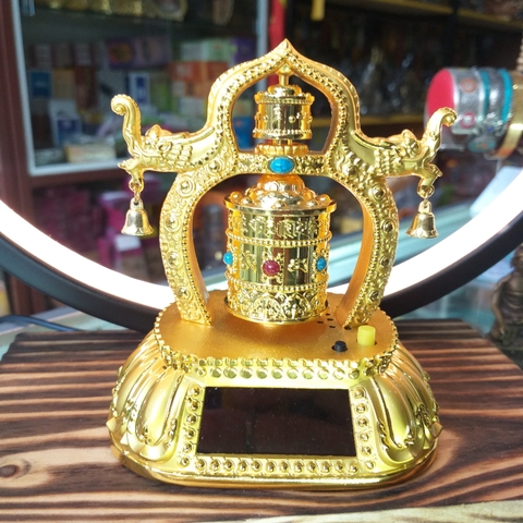 Kinh Luân Năng Lượng Đính Đá (Nai Chầu Nguyệt Luân)_13x9cm