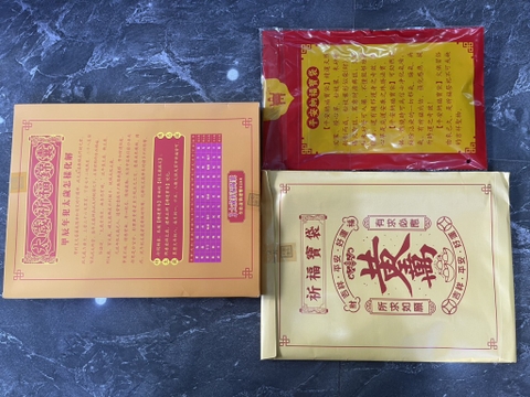 Bộ Giấy Đốt Giải Thái Tuế 2025-Thầy Lý Cư Minh