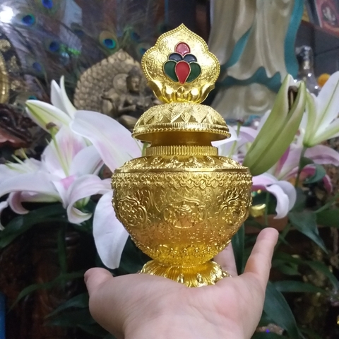 Bảo Bình Khắc Bát Bảo Cát Tường_20x9cm_370