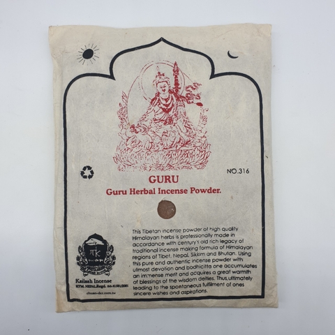Bột Hương Bổn Tôn Guru (Tổ Padmasambhava)_10gr