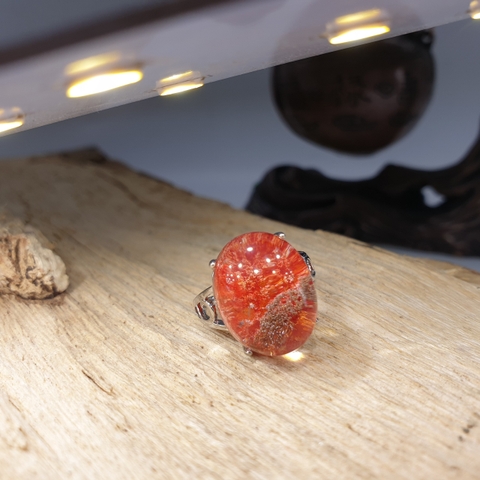 Nhẫn Đá Thạch Anh Tóc Và Thạch anh U Linh (Đủ Màu)